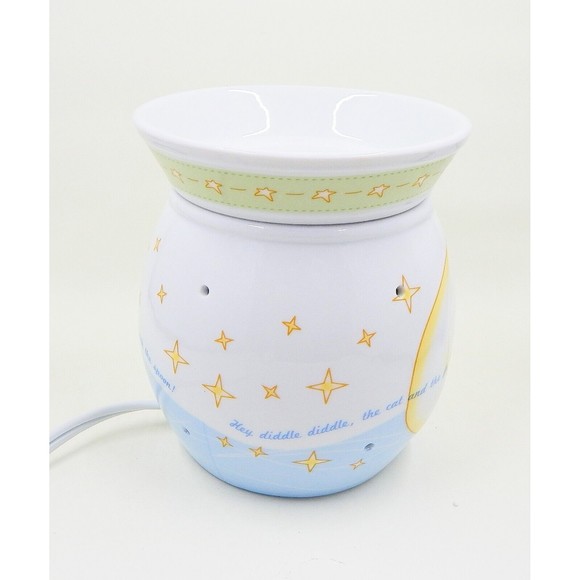 Scentsy Over The Moon Mid-Size Scentsy Warmer Nursey Rhyme Discontinued Retired - Picture 5 of 11